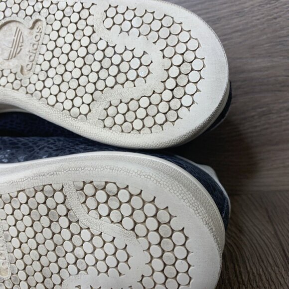 Adidas Stan Smith Womens Size 6.5 Original Black Reptile Snakeskin - Picture 7 of 10